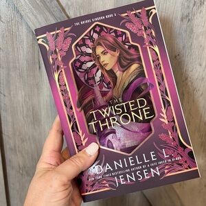 The Twisted Throne by Danielle L. Jensen - Purple Illustrated Paperback